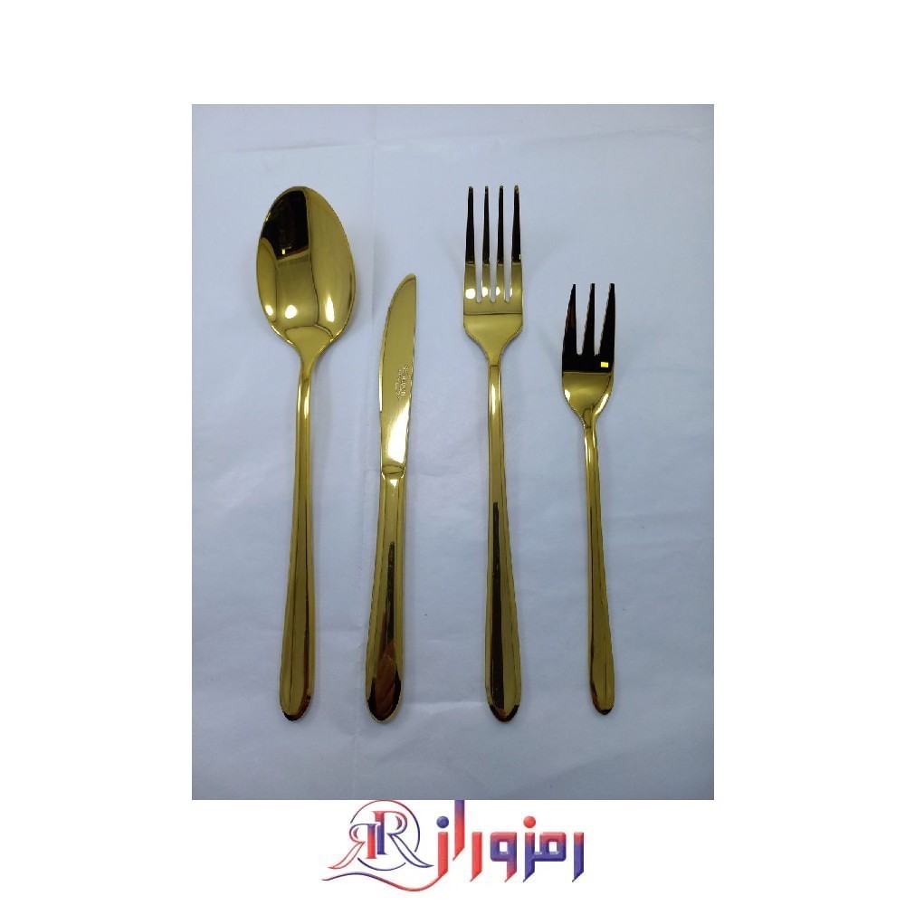 سرویس قاشق و چنگال 6 نفره 30 پارچه سولینگن مدل دونا طلایی دهنه اروپایی ، خرید و قیمت سرویس قاشق و چنگال 6 نفره 30 پارچه سولینگن مدل دونا طلایی دهنه اروپایی ، خوش دست مجلسی